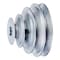 Chicago Die Casting Chicago Die Cast 2 / 2-1/2 / 3-1/2 / 4 in. D X 5/8 in. D Zinc V-Groove 4-Step Pulley 1416 - alternate 1